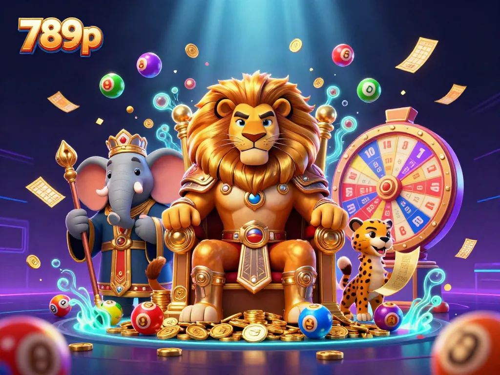 Win big with 789p as the lion king rules a vibrant casino scene full of prizes and excitement.