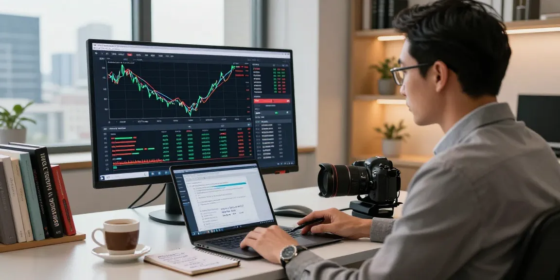 FINIO24.com Bewertung: Analyse der Plattformfunktionen und Sicherheitsmerkmale in einer modernen Büroumgebung.