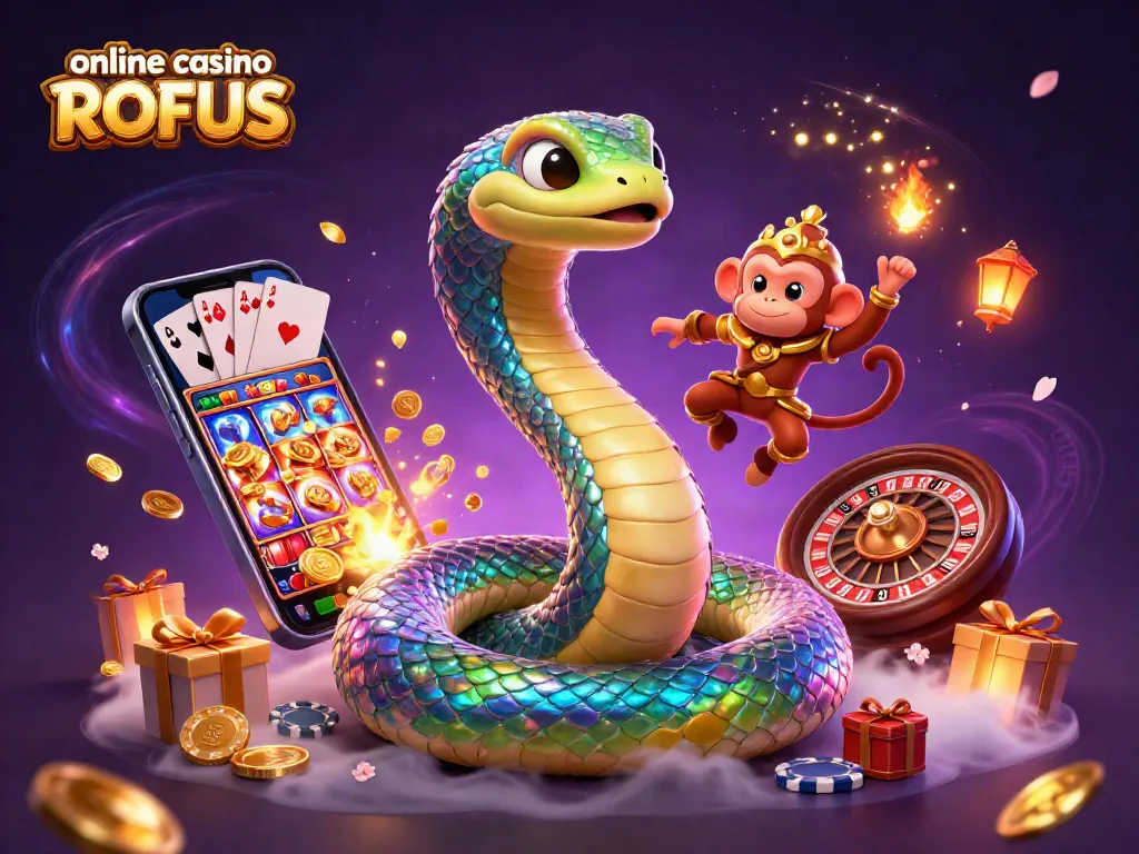 Play thrilling games at online casino uden ROFUS with vibrant characters and exciting bonuses.