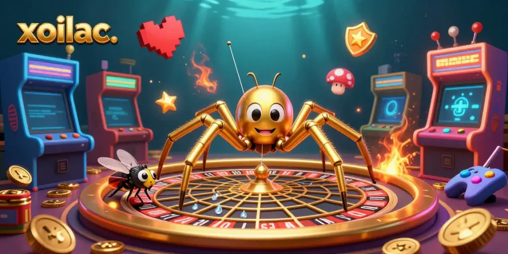 Catch exhilarating moments with xoilac-themed bets in a vibrant casino illustration