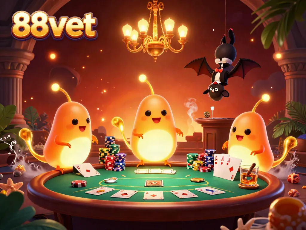 Join the excitement at 88vbet, where glowworms ignite the casino scene with vibrant lighting and thrilling poker games!
