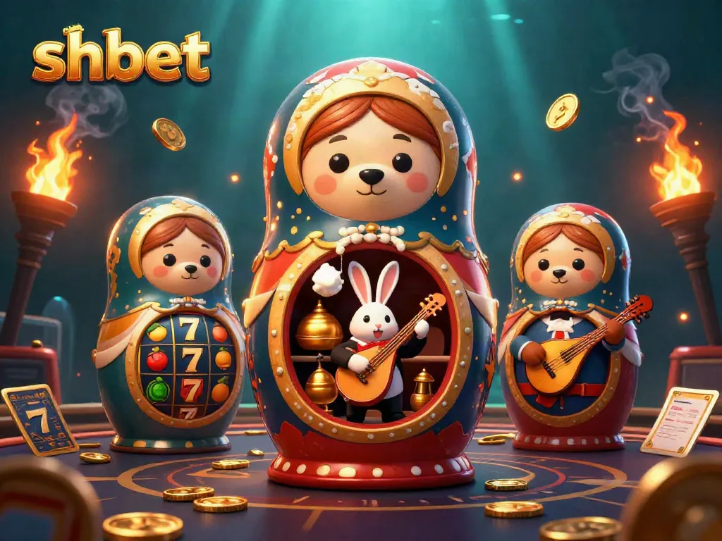 Experience gaming excitement at SHBET with dynamic illustrations of casino games.