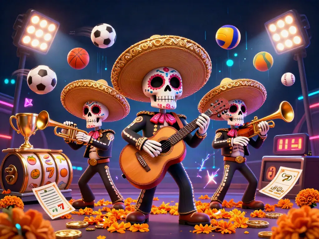 Engage with an exciting online casino uden ROFUS featuring dynamic mariachi characters and lively casino elements.