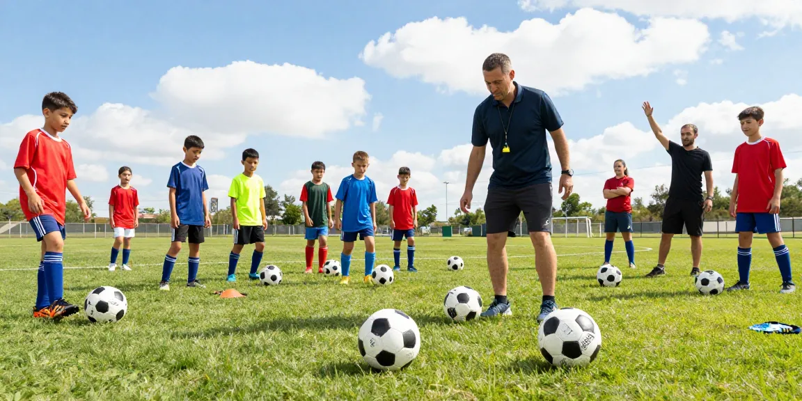 Fußball Shop Deutschland - Junge Spieler trainieren mit Mantom Fußbällen, Leidenschaft und Teamgeist spürbar.