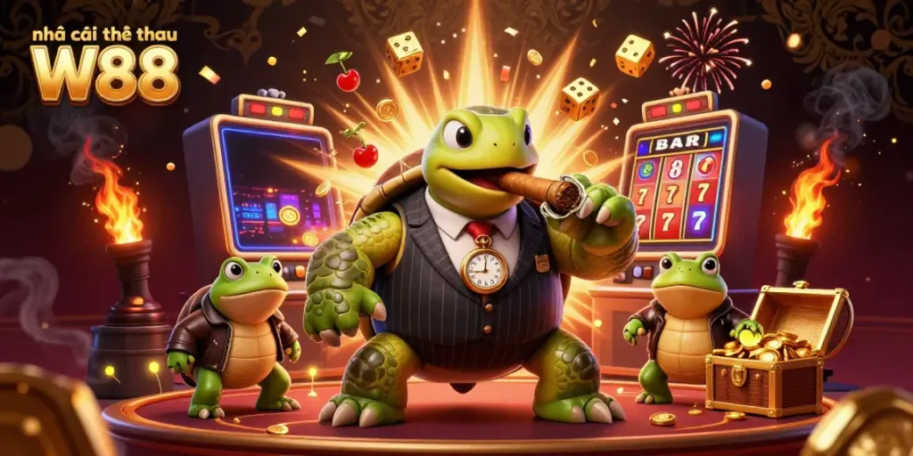 Experience thrilling gaming with Nhà cái thể thao W88, featuring vibrant characters and explosive wins.