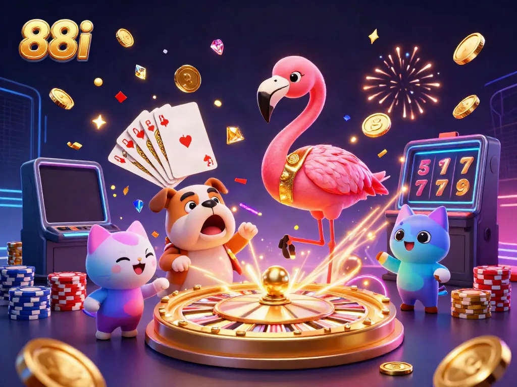 Experience exhilarating wins with 88i's dynamic casino games and vibrant celebration elements.