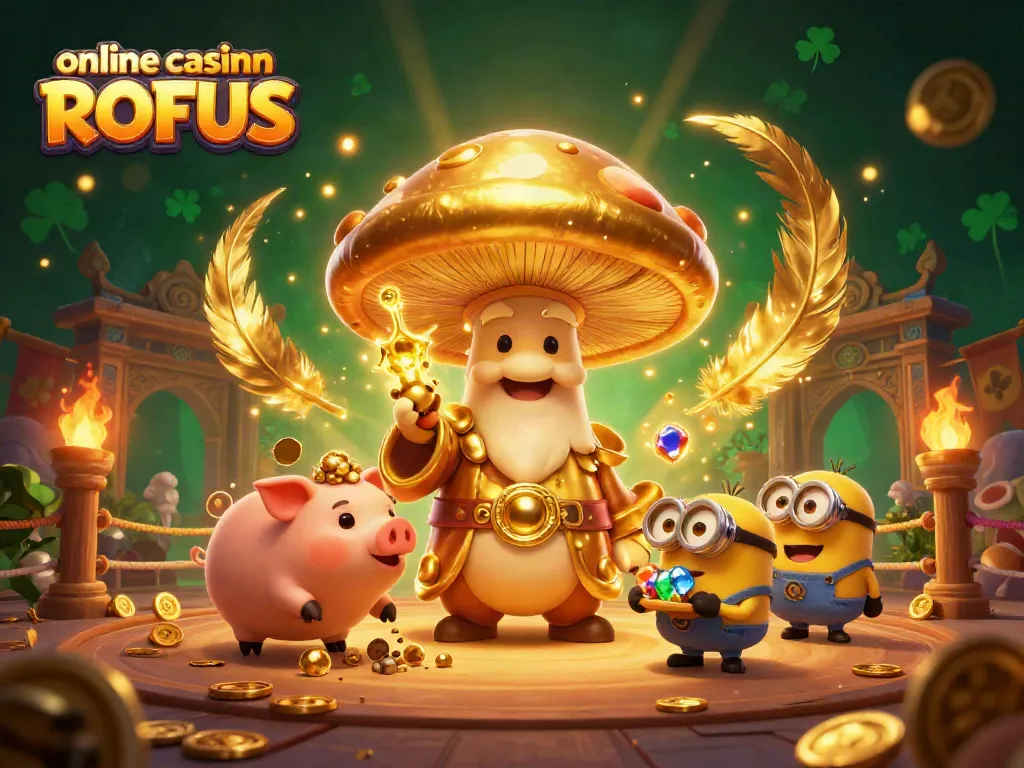Experience thrilling gameplay at online casino uden ROFUS with our magical casino scene featuring treasure and excitement.