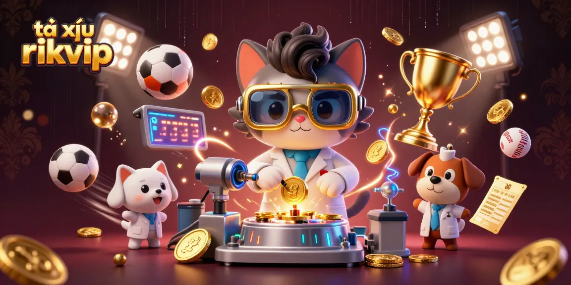 Experience exciting gameplay with tài xỉu rikvip in this vibrant 3D casino scene