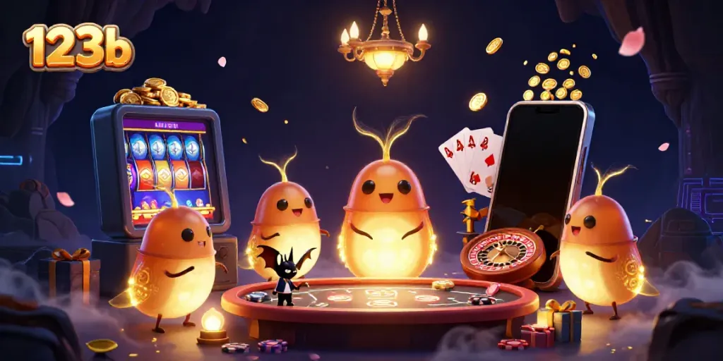 Experience thrilling moments at 123b casino with glowworms illuminating games and adventures.