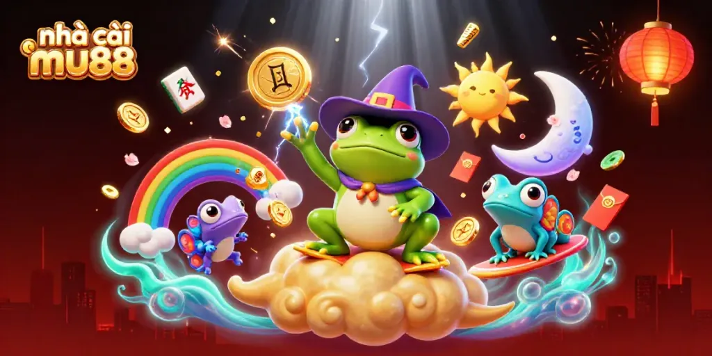 Experience the thrill of nhà cái mu88 with our stunning 3D cartoon illustration featuring vibrant casino elements.