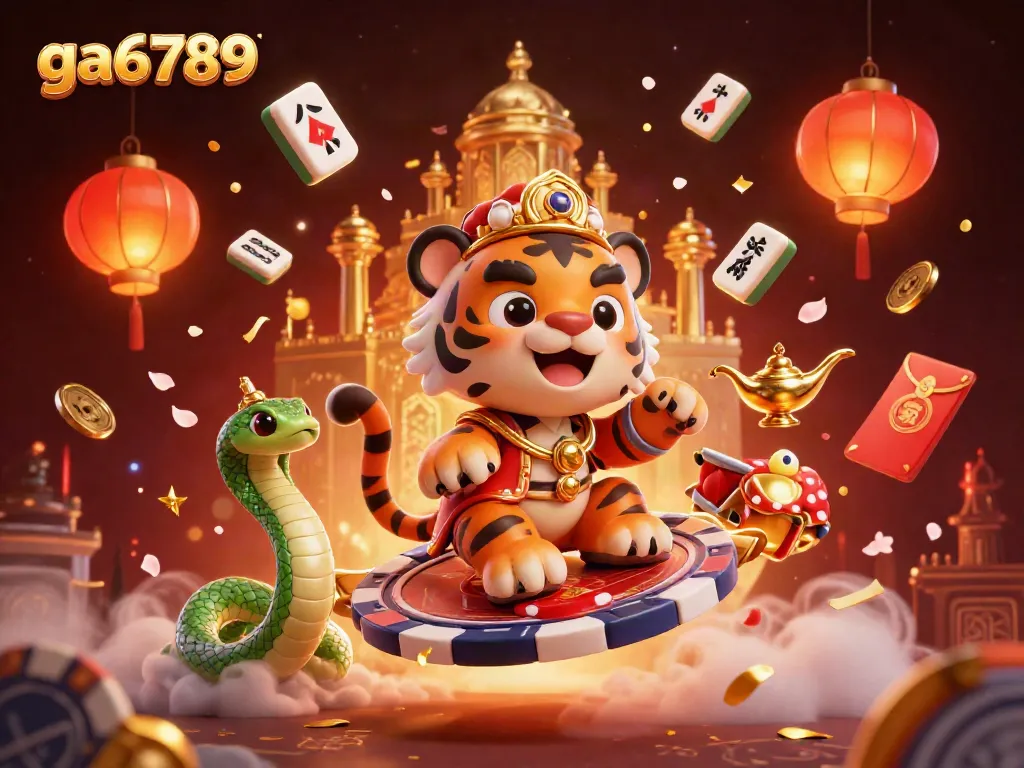 Experience thrilling action with ga6789's vibrant Arabian-themed casino adventure, featuring iconic game elements.