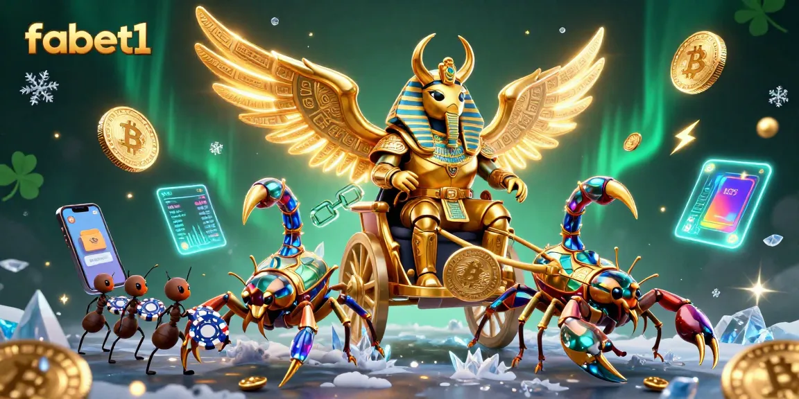 Experience thrilling gameplay with fabet1, featuring vibrant 3D characters and cryptocurrencies amidst a dynamic casino scene.