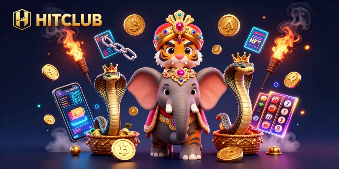 Experience thrilling gameplay at HITCLUB with vibrant 3D characters and dynamic casino elements.