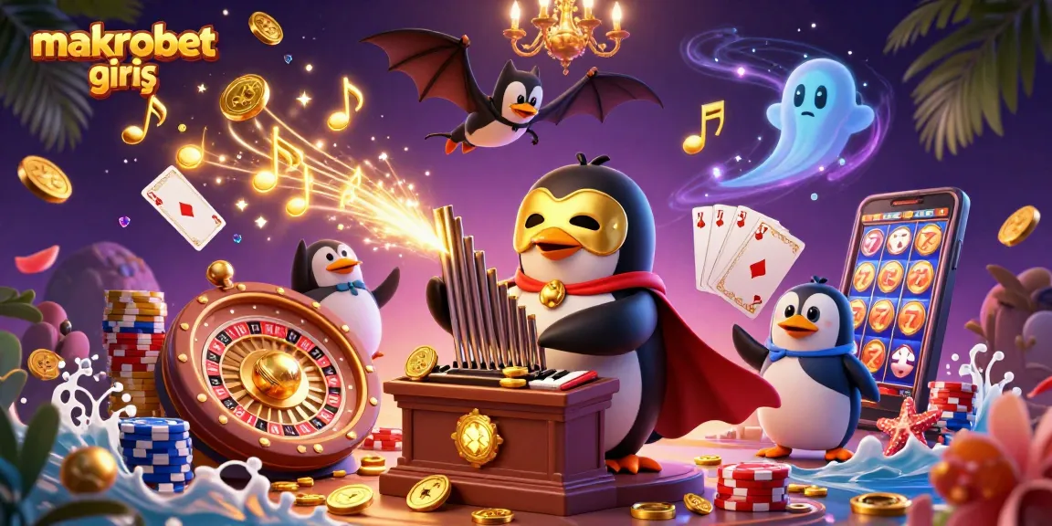 Makrobet giriş, kazançlı slot oyunları ve canlı casinolarla dolu görsel içerik.