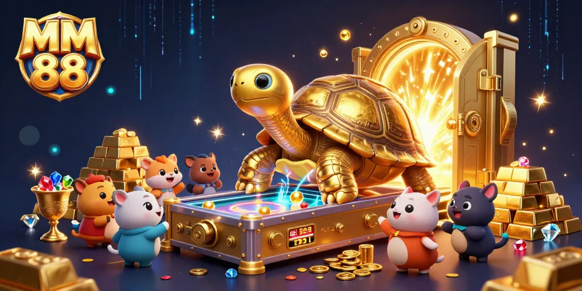Engage with MM 88 in an exciting casino scene filled with treasures and vibrant action.