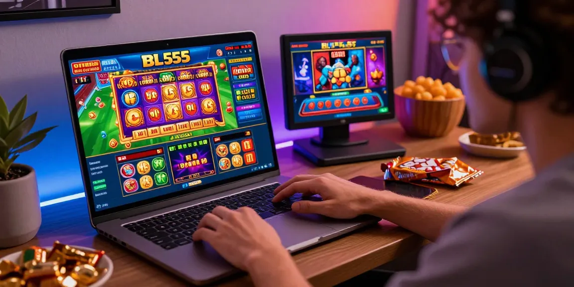 Exciting BL555 online gambling experience with sports betting and casino games.