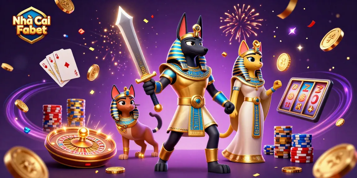 Experience thrilling gaming adventures with Nhà Cái Fabet's dynamic casino atmosphere and vibrant characters.