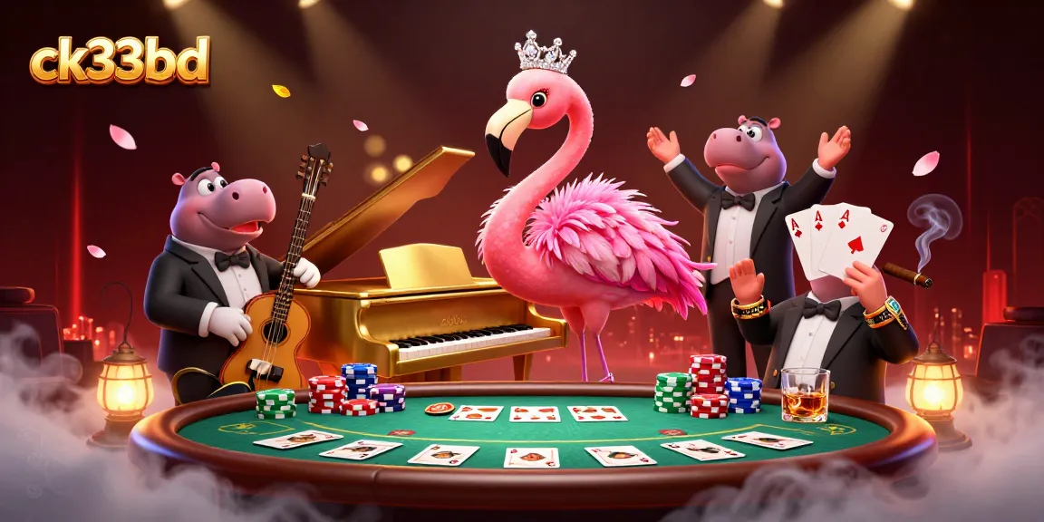 Engage in thrilling gameplay with ck33bd, featuring vibrant casino elements and lively characters in action.