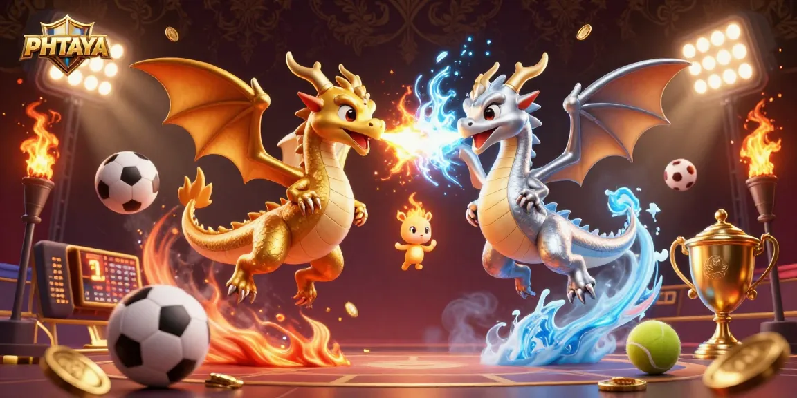 PHTAYA offers an exciting gambling experience with dynamic game elements and vibrant visuals in a fantasy casino scene.