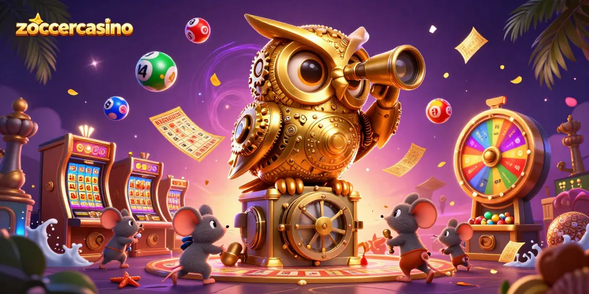 ZoccerCasino bietet spannende Spielautomaten mit bunten Lottozahlen und Gewinnspielen in einer lebhaften Casinoatmosphäre.