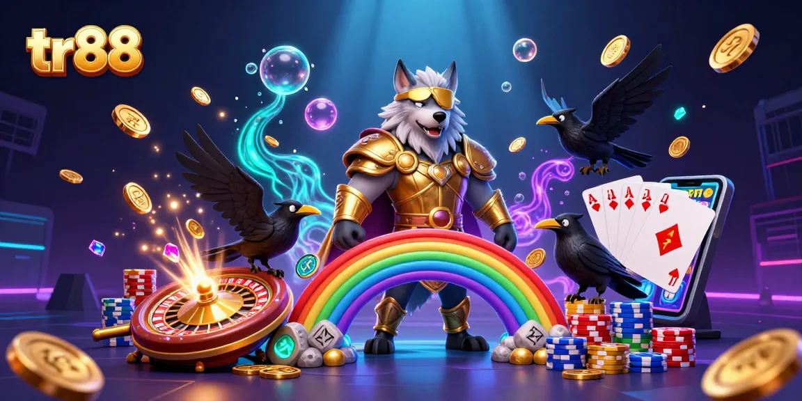 Experience a thrilling tr88 online gambling adventure with mythical Norse characters and dynamic casino elements.