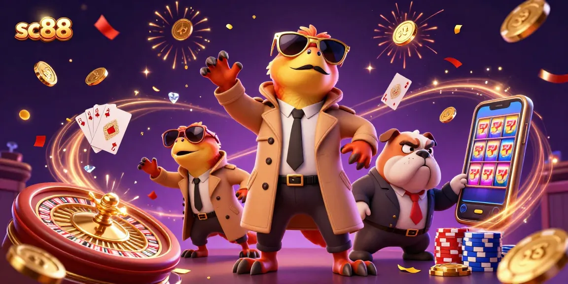 Experience the excitement of sc88 with raptors sneaking into a casino under the bouncer's watch.
