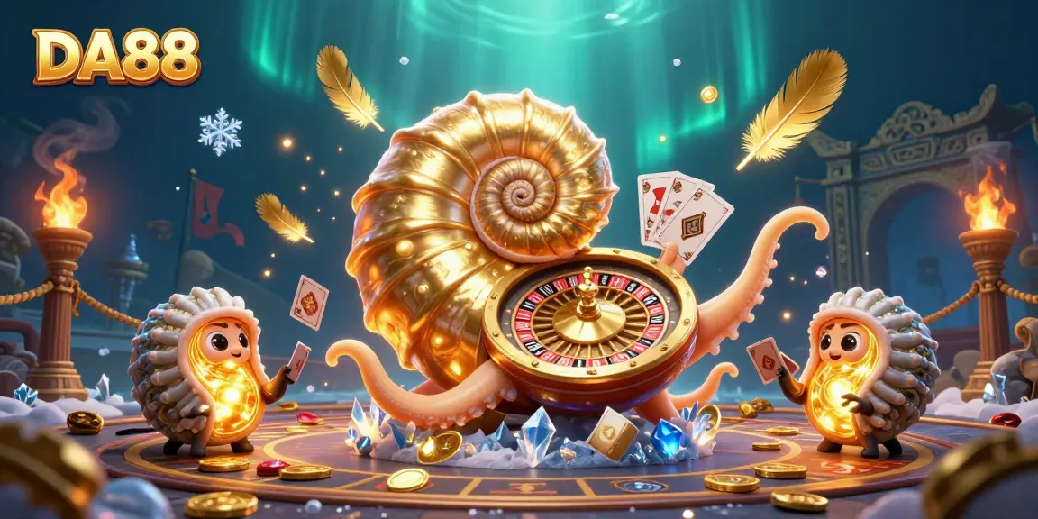 Experience DA88 excitement with our vibrant 3D casino scene alive with action and illuminated treasures.